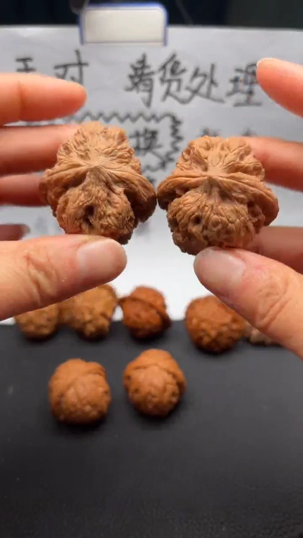 把件文玩核桃34将军膀