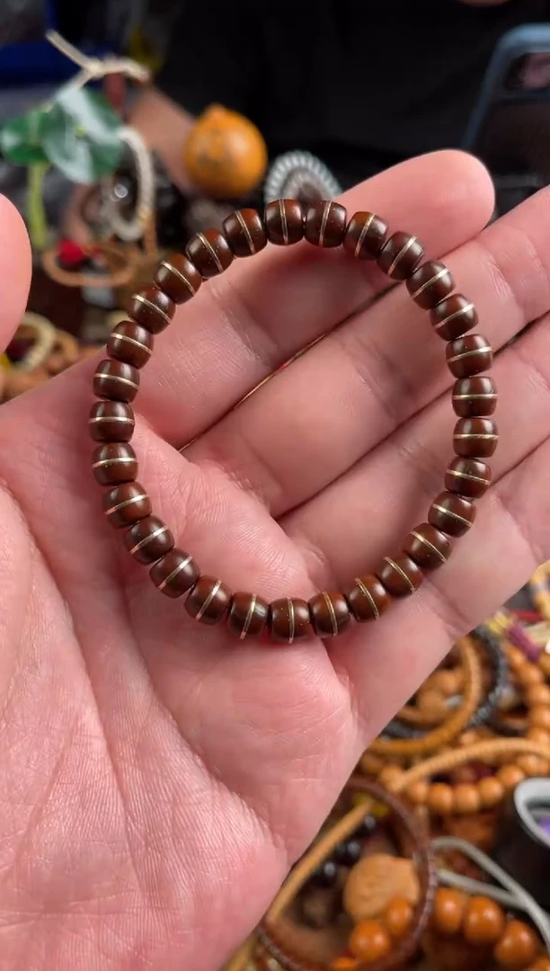 【闪购商品】紫金鼠手串王胖子文玩工作室汉堡珠