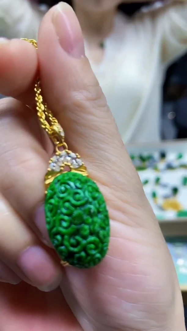 颈饰未镶嵌翡翠翡翠吊坠