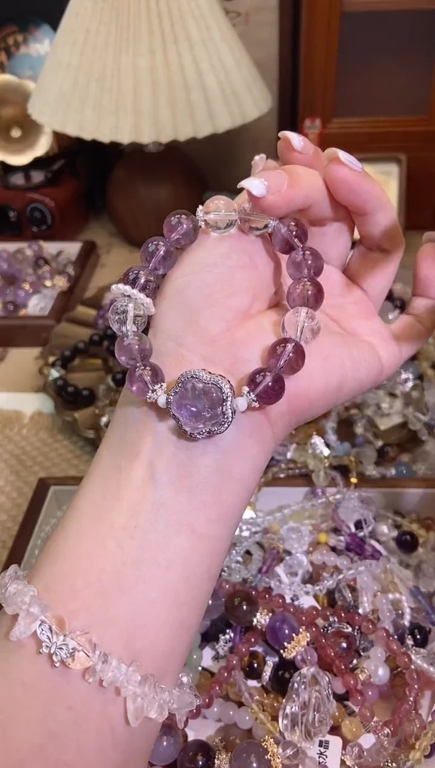 【闪购商品】紫晶手链未镶嵌347手串