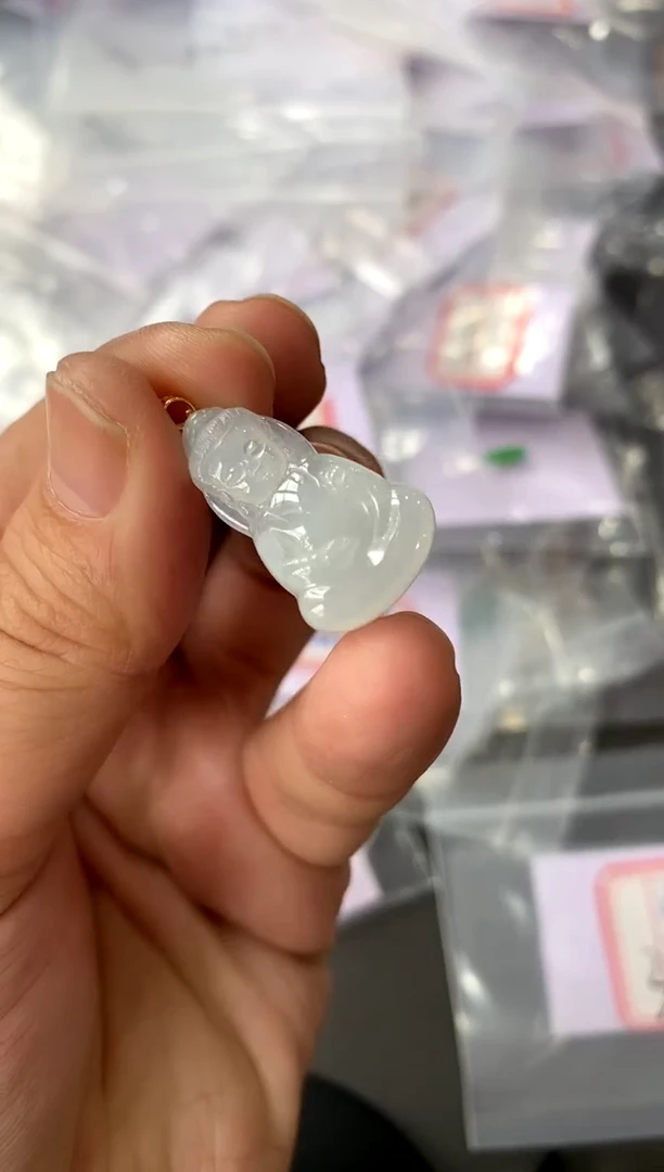 【闪购商品】翡翠颈饰18K金镶嵌买断价