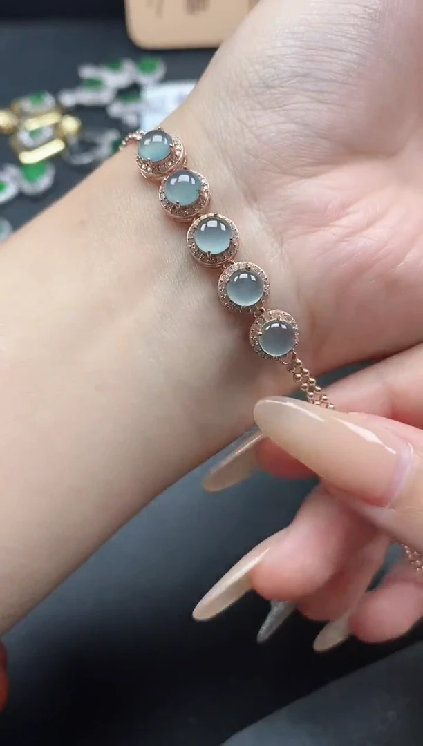 银S925镶嵌戒指翡翠51511