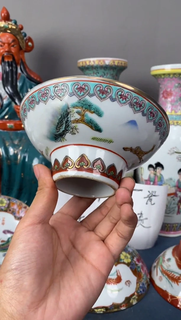 摆件陶567老厂瓷微瑕慎拍（已开价）