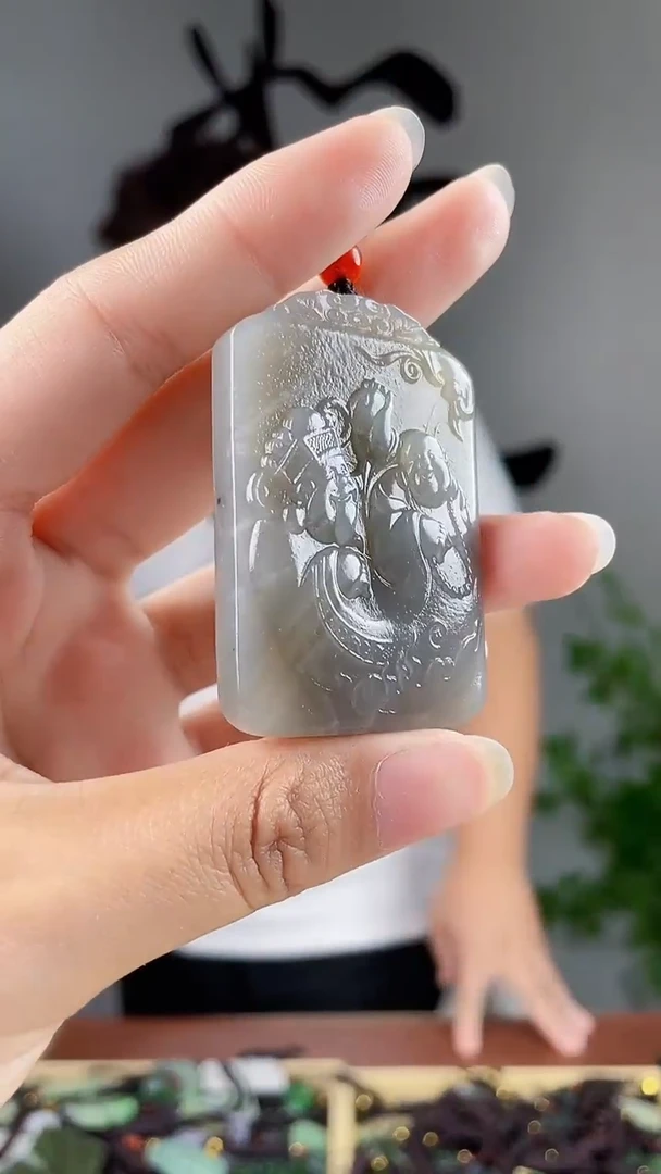 和田玉未镶嵌颈饰拍一发一，多样性发货