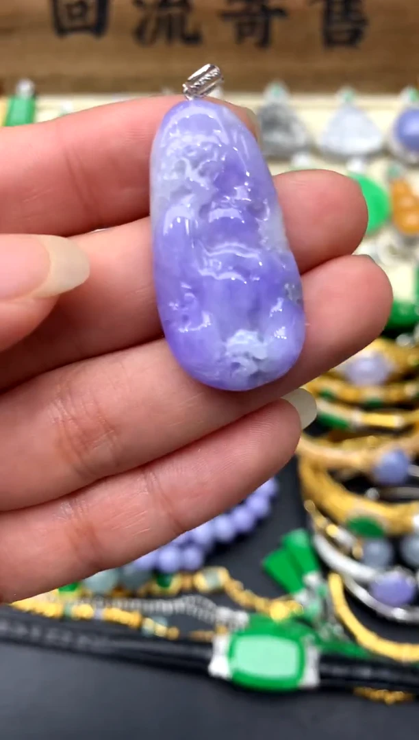 【闪购商品】翡翠颈饰18K金镶嵌134-中国好珍宝