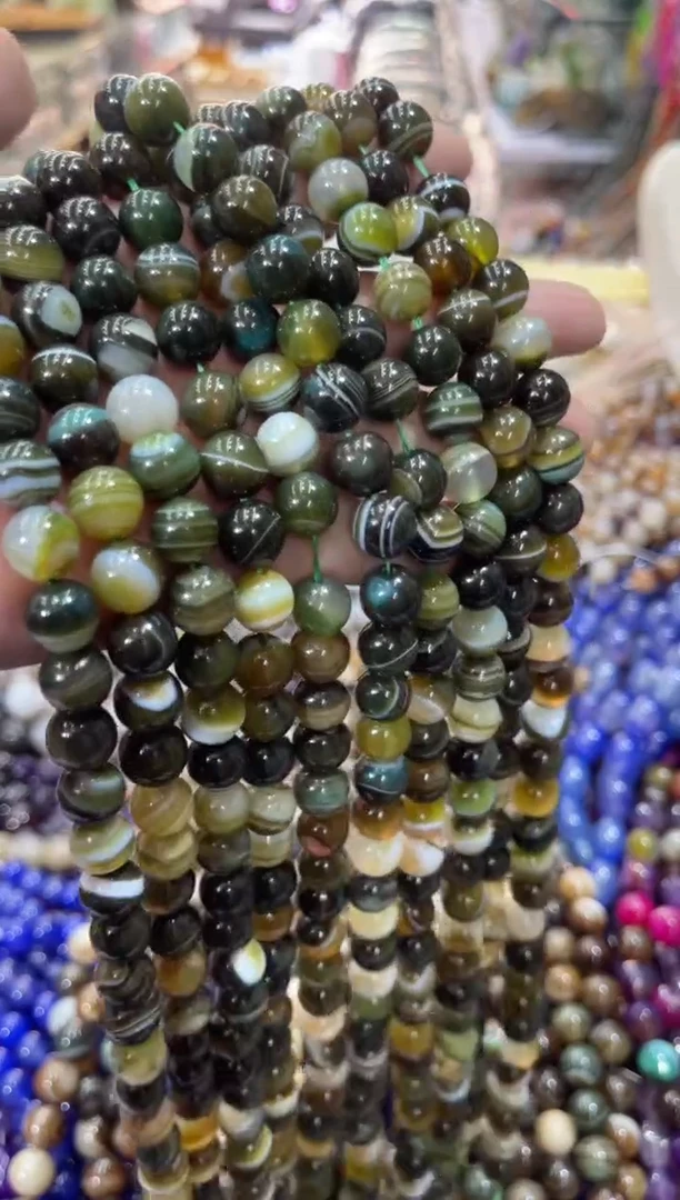 未镶嵌玛瑙/玉髓珠宝半成品一条