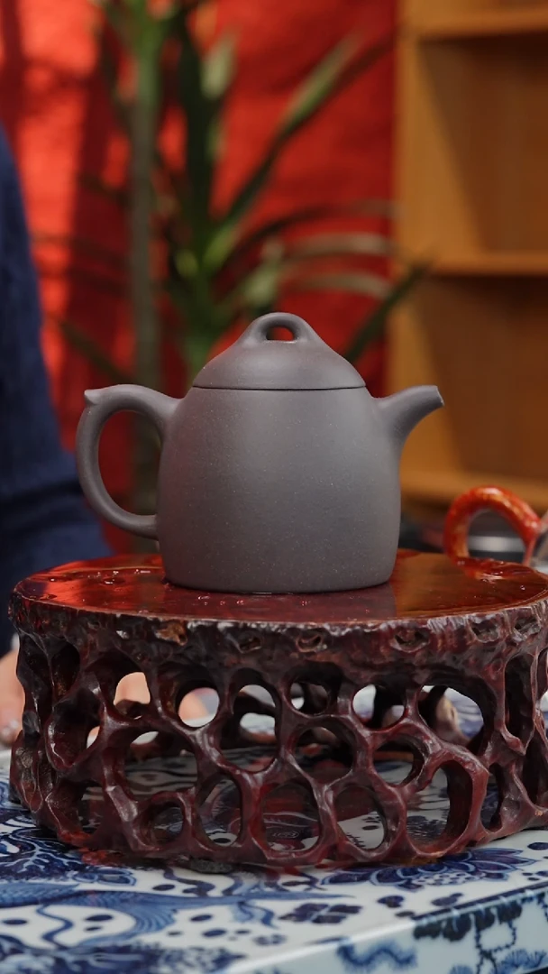 【闪购商品】紫砂茶壶【头哥手工壶】秦权天青泥