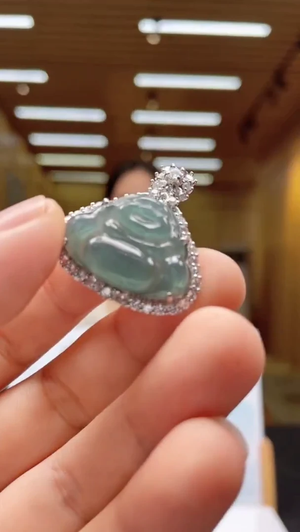 翡翠未镶嵌颈饰********508