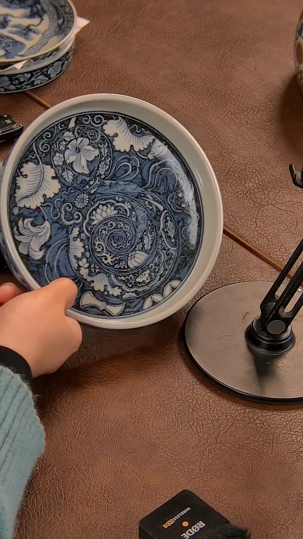 【闪购商品】瓷片青花瓷茶具斌芬陶瓷321