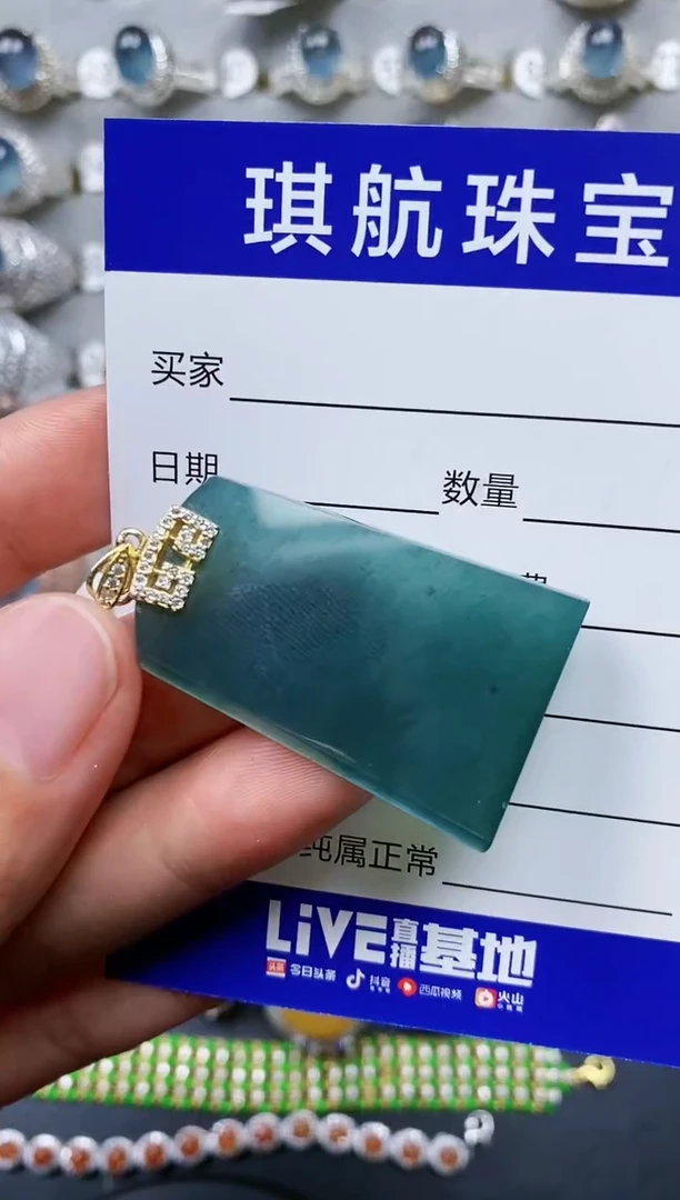 【闪购商品】翡翠颈饰银S925镶嵌0237