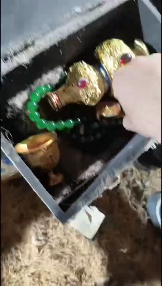 香榧木（1个开封卡其色圆圈长方形盒子）