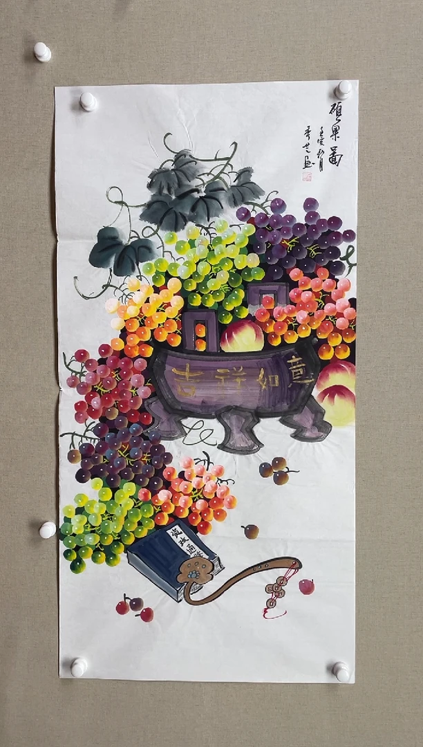 国画138*68 李秀芝李秀芝李秀芝李秀芝