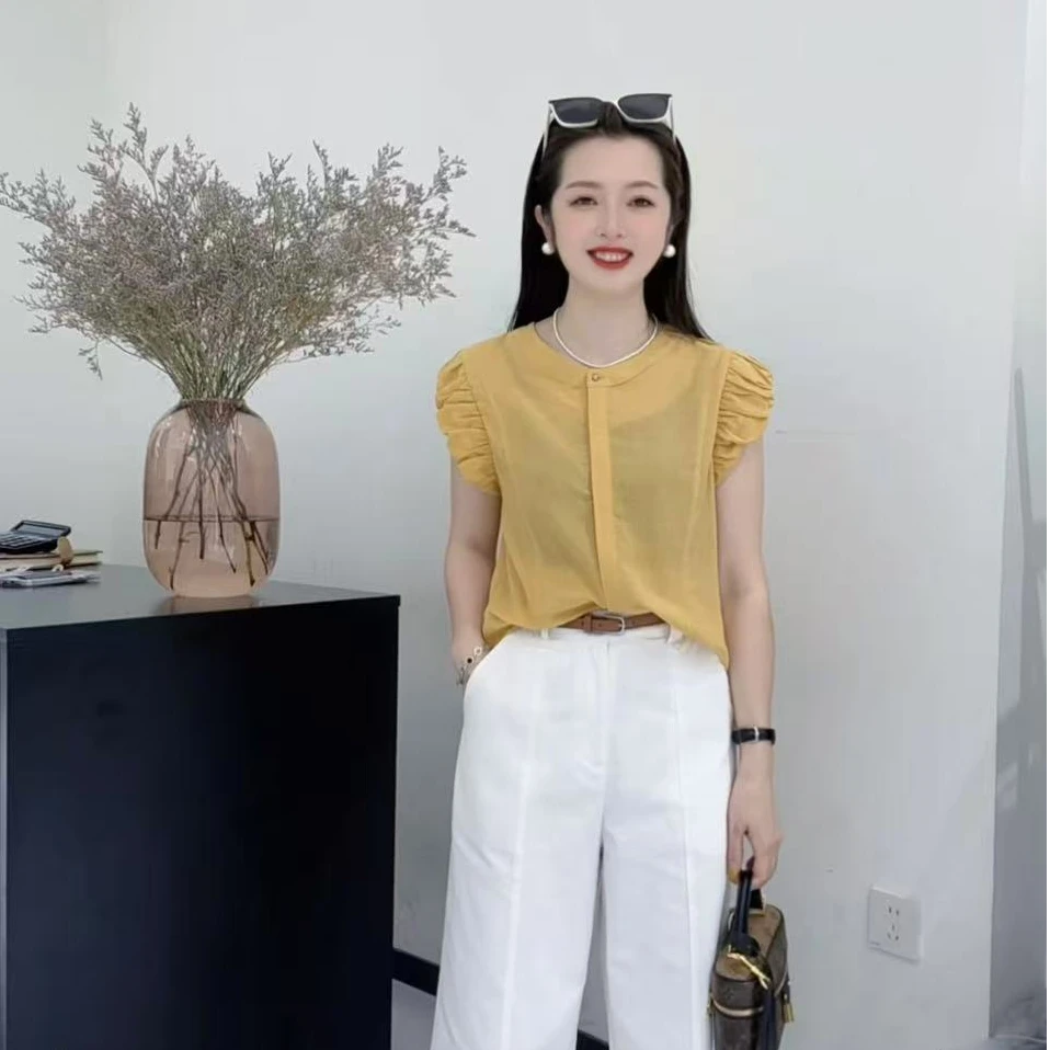 1988 STUDIO•【衬衫小花瓣袖】显瘦减龄衬衣