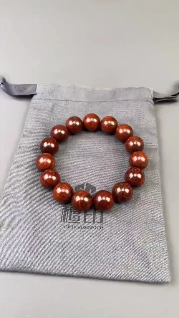 【闪购商品】檀香紫檀（小叶紫檀）手串/手链印度小叶紫檀 1.5