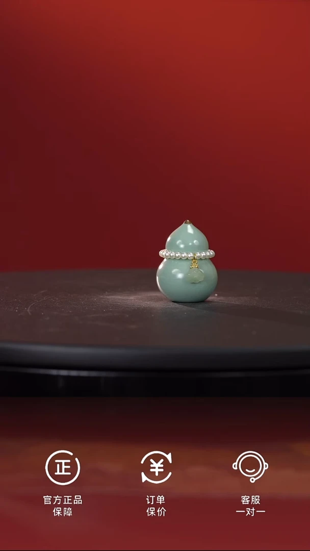 茶具青色葫芦茶宠@@DRT-054