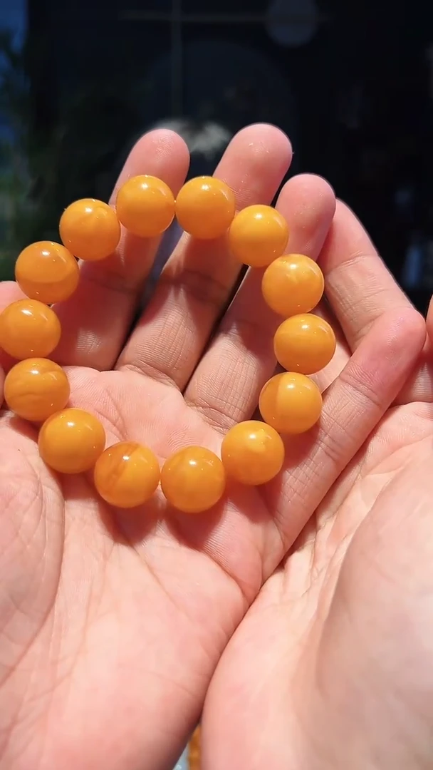 【闪购商品】蜜蜡手串未镶嵌15+花蜡