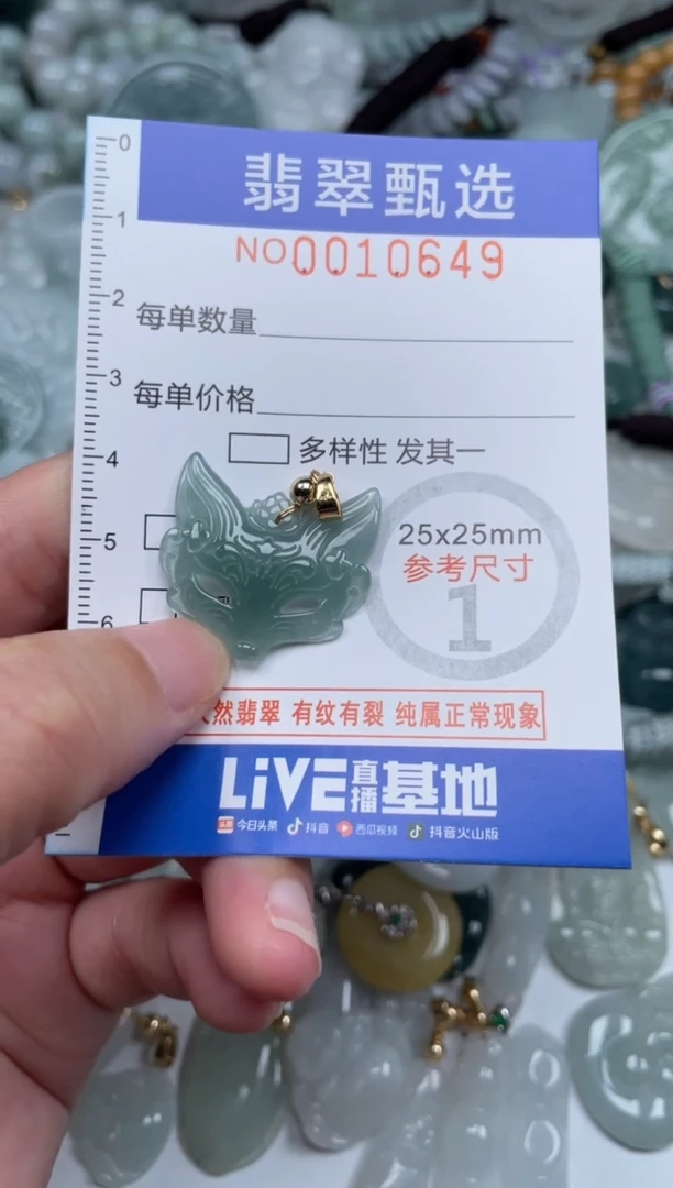 颈饰未镶嵌翡翠10649