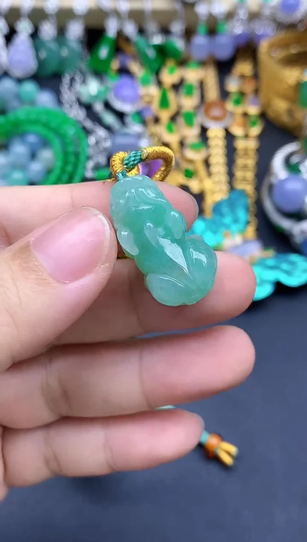 颈饰未镶嵌翡翠436-中国好珍宝