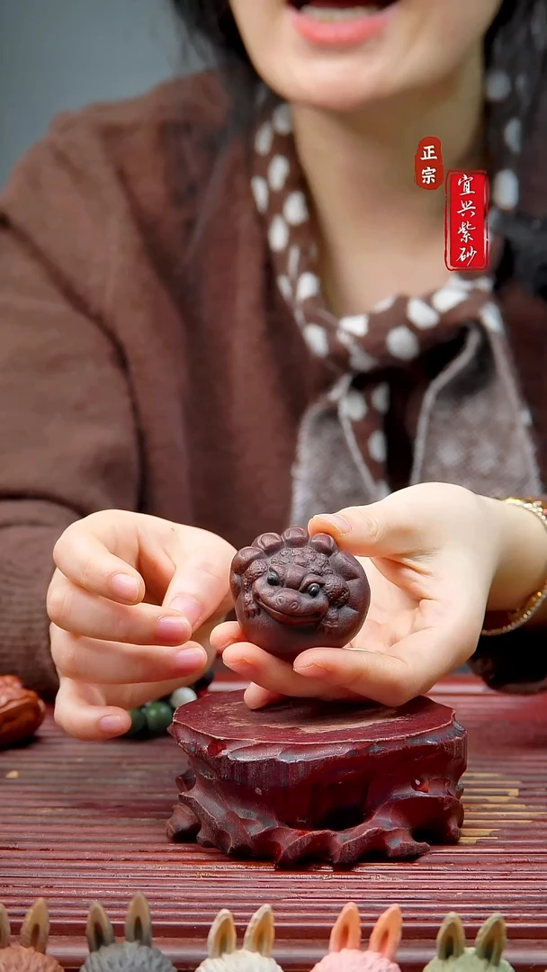 紫砂茶宠宜兴紫砂茶宠摆件
