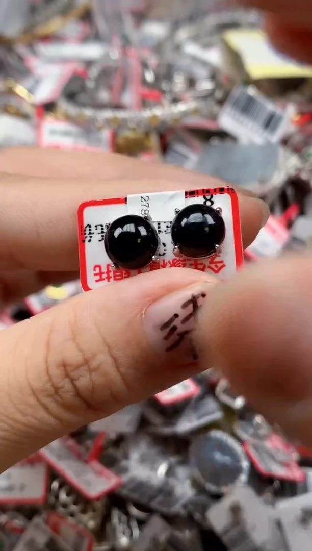 银S925镶嵌戒指翡翠天然A货缅甸翡翠