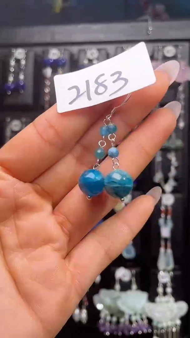 银S925镶嵌耳饰紫晶喜欢拍