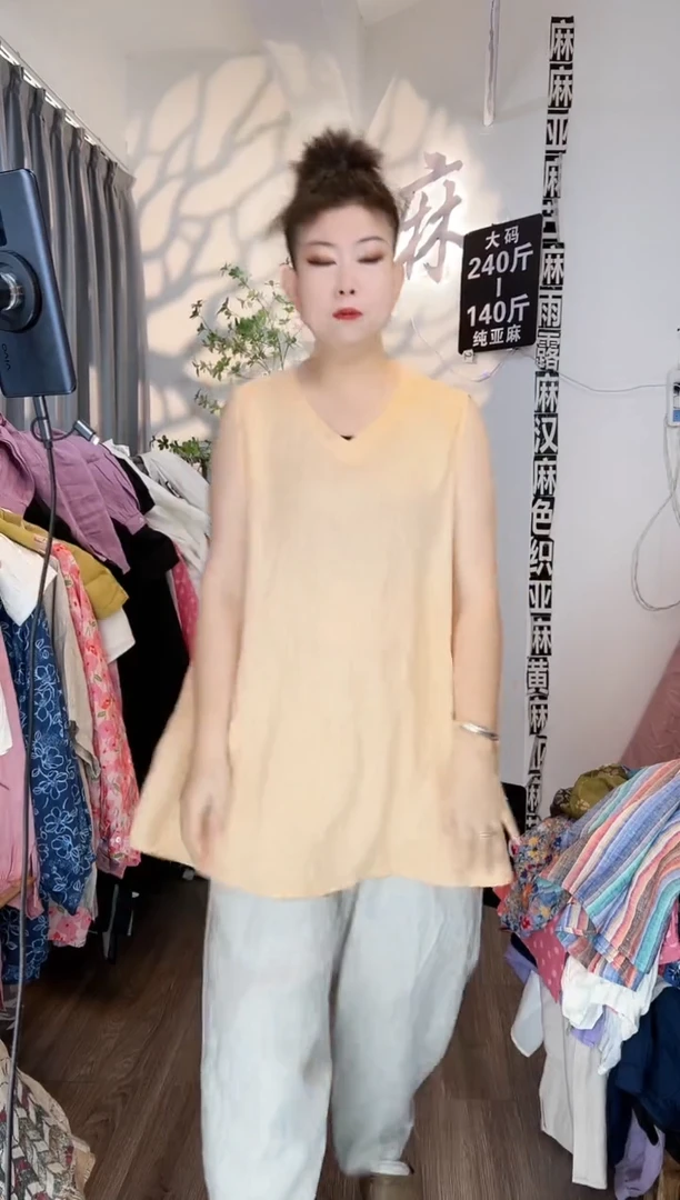 亚麻大码女装系列。