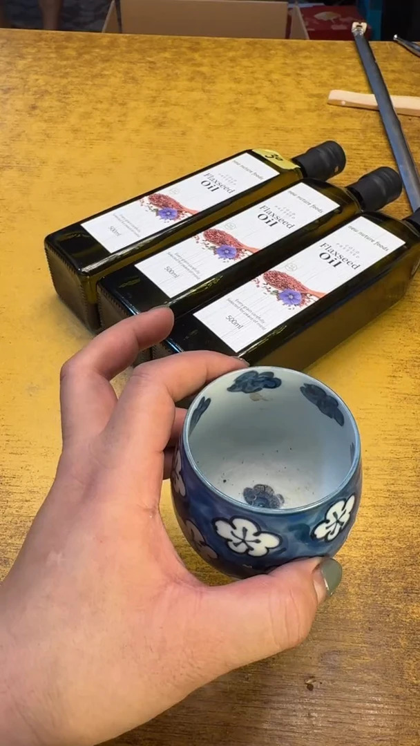 瓷器瓷器瓷器瑕疵30亚麻油三件碗