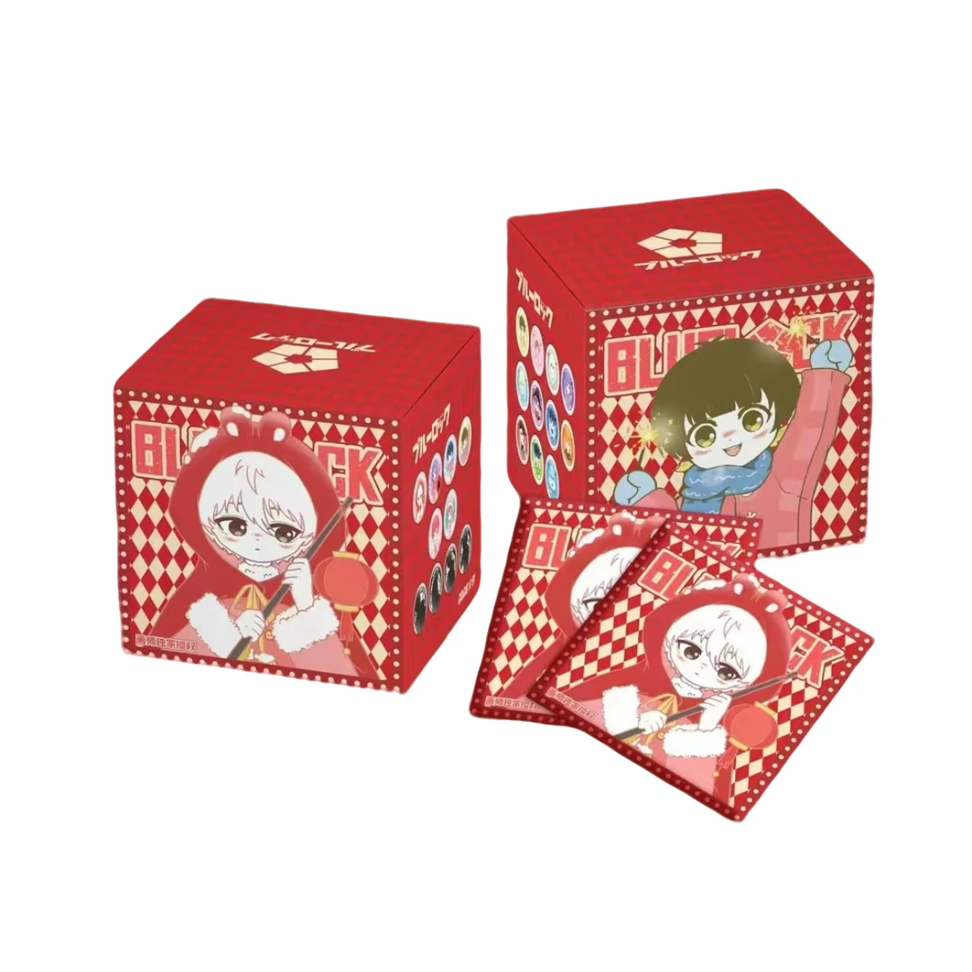 【拆包】DoDo-《蓝色监狱》童年奶盖系列同人吧唧盲盒