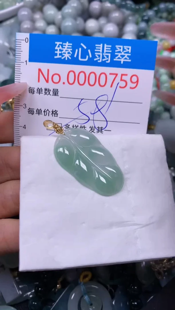 【闪购商品】翡翠颈饰未镶嵌含绳000759