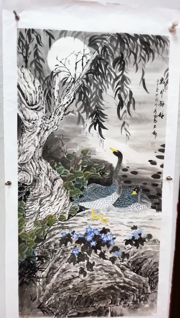 国画 史龙-绘画作品-17