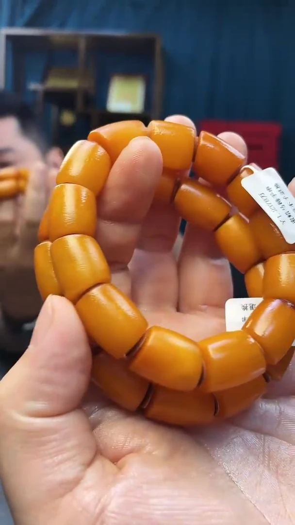 手串琥珀未镶嵌蜜蜡马蹄珠手串（多样性发其一)