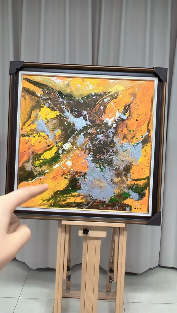 【闪购商品】绘画陶宗健-80*80-抽象油画