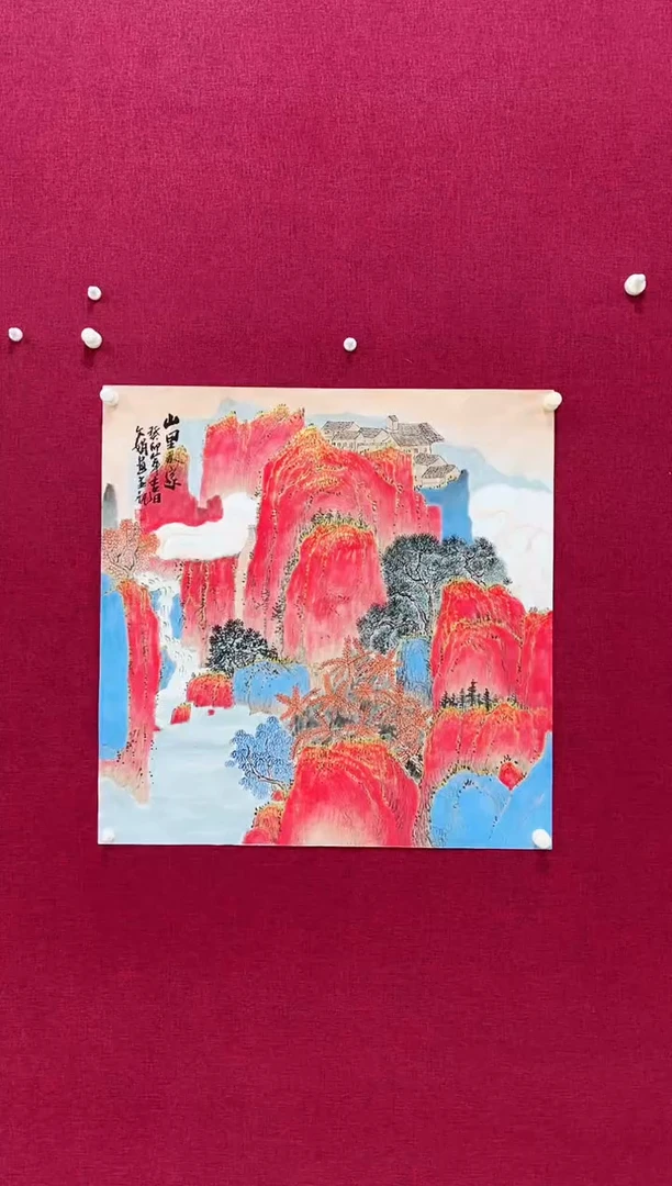 国画师文娟的国画作品