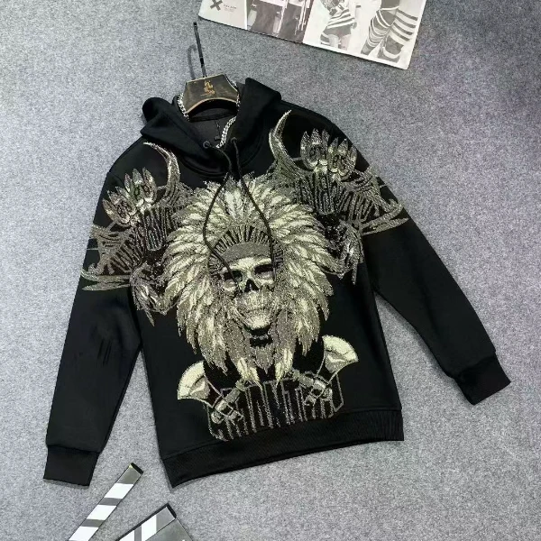 新款休闲男裤时尚男款卫衣卫裤腰带卫裤男士11246潮流重工黑色