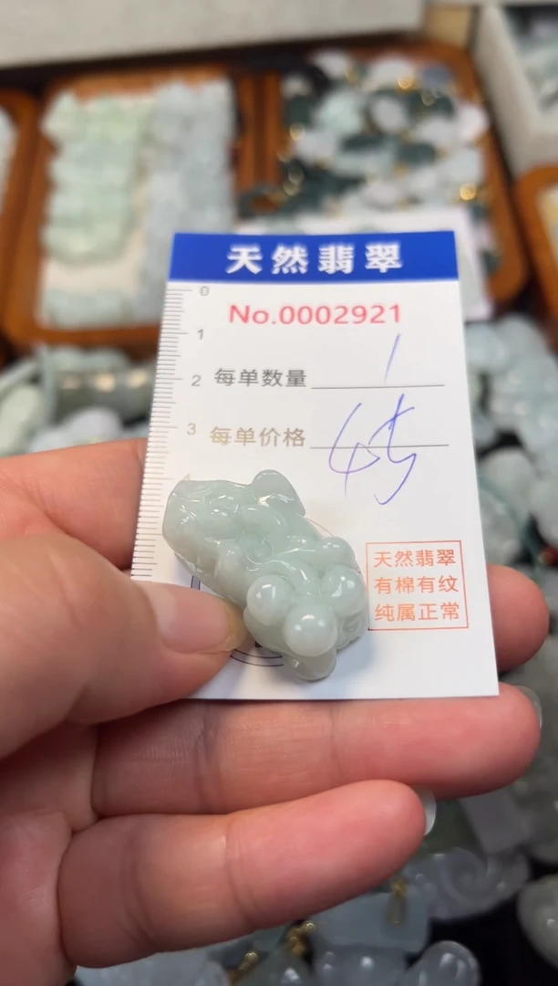 翡翠未镶嵌吊坠(不含链)2921