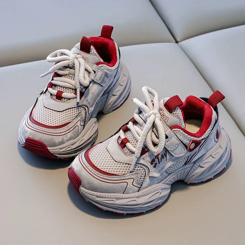 6890双网四季运动老爹鞋男女童同款运动鞋