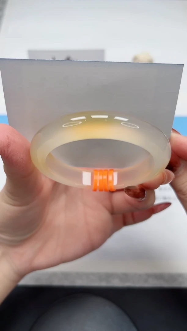 【闪购商品】玛瑙/玉髓手镯未镶嵌48/香槟55