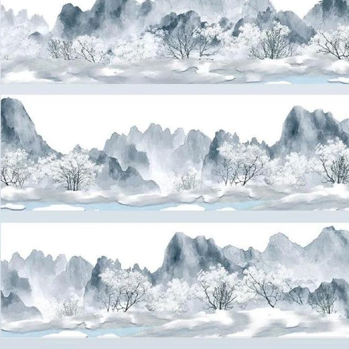 满18包邮世安临霜渡pet分装特材拼贴贝壳光流麻手帐胶带咕卡盘