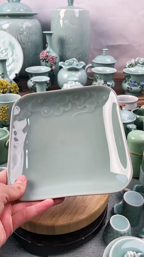 【闪购商品】特价 微瑕 慧仙青瓷