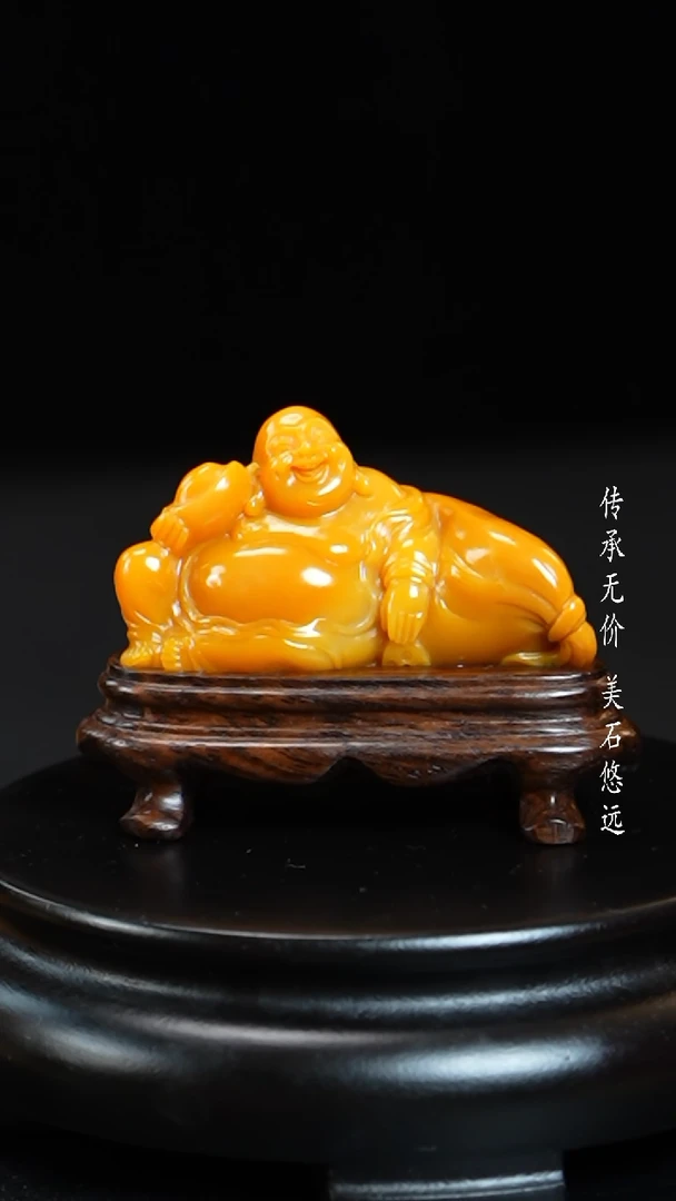 【闪购商品】田黄石田黄石彩冻石印章原石摆件