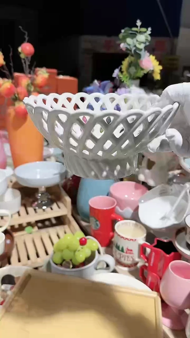 【闪购商品】瓷片镂空碗微瑕 凑满20元包邮