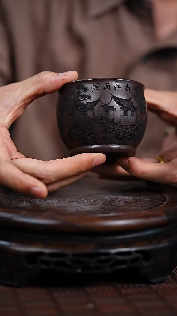 茶壶紫砂宜兴知衍传器原矿全手杯子