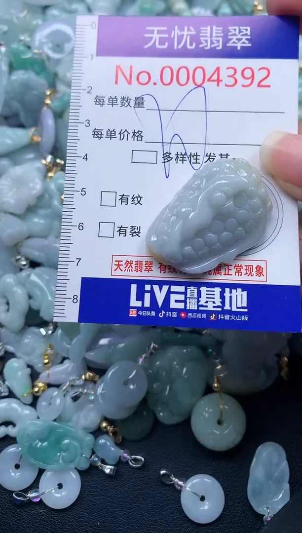 颈饰未镶嵌翡翠4392