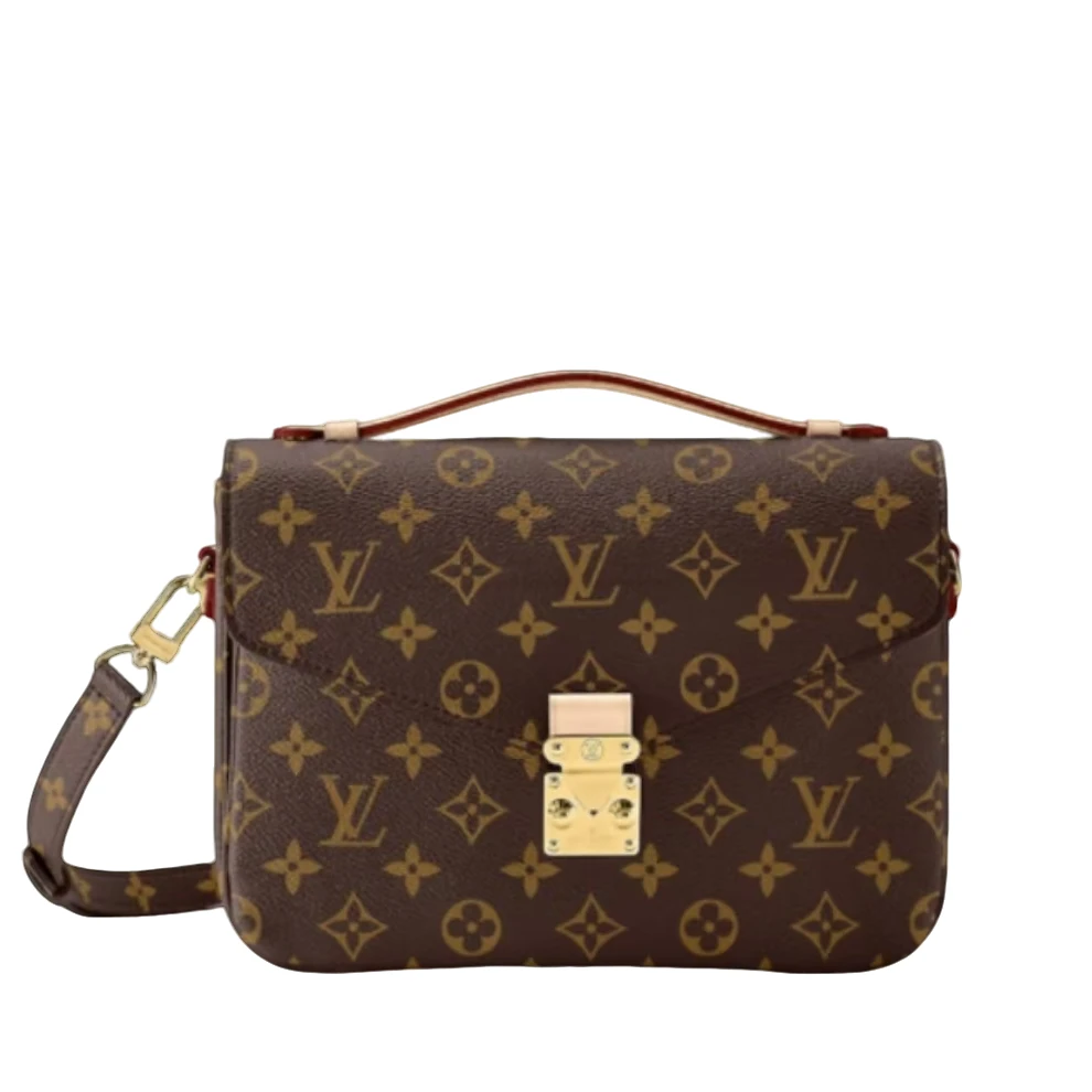 99新 LouisVuitton/路易威登 /翻盖邮差中号/单肩手提单肩包
