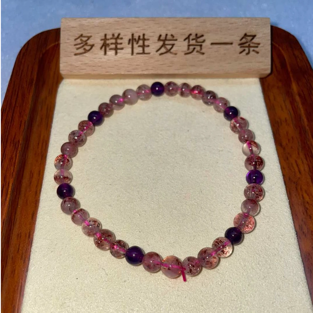 【明月水晶】金草莓4mm 多样性发一