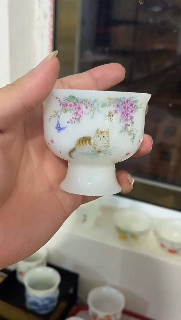 璞玉高脚猫咪主人杯，冲单福利