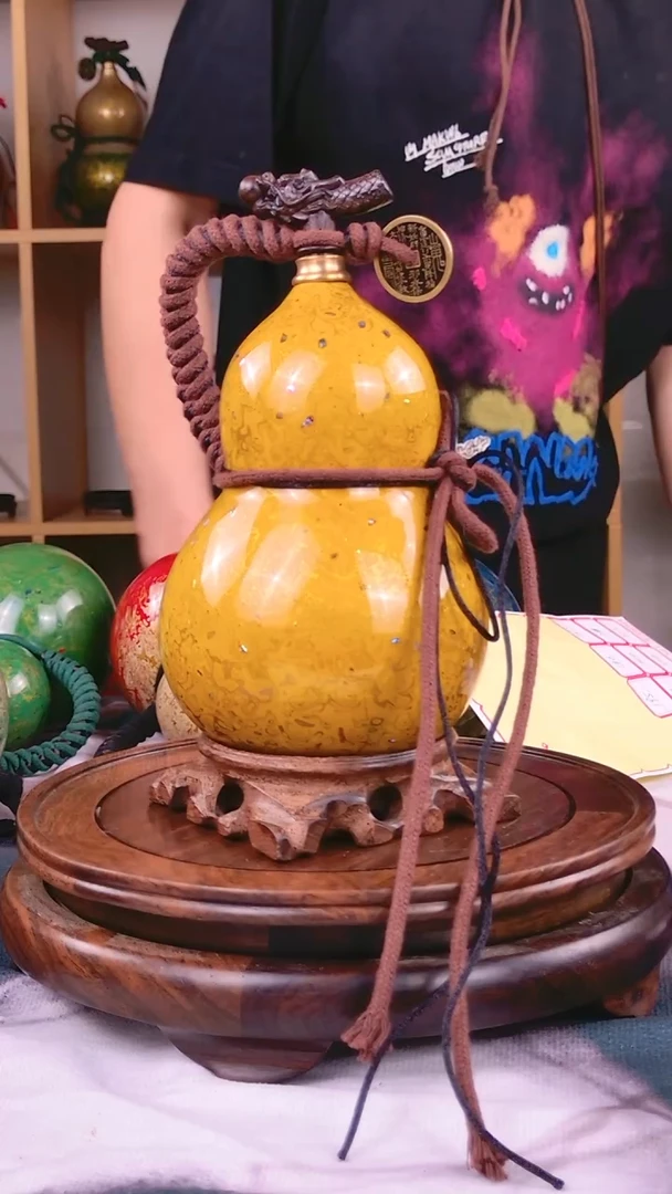 195大漆葫芦，送葫芦就是送福禄