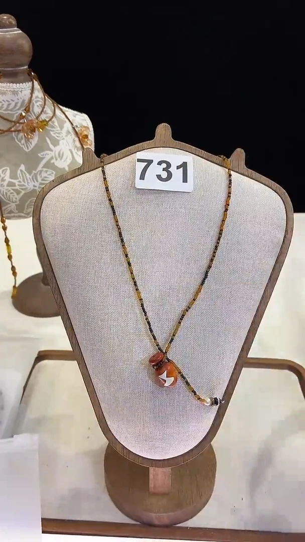 项链钛钢淡水珍珠731