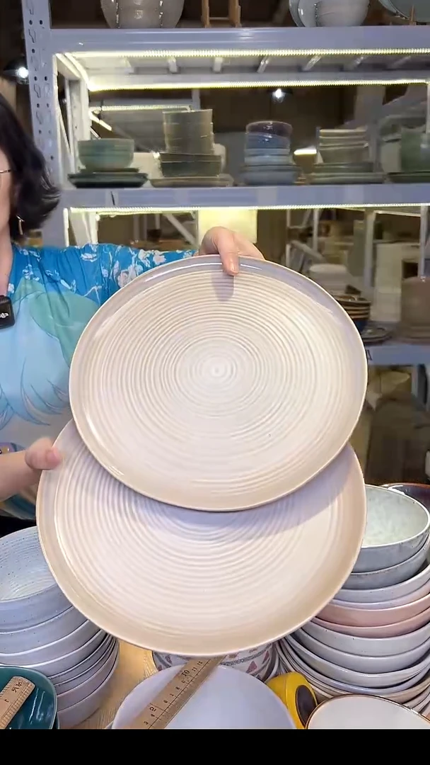 瓷177外贸尾货高温釉下彩陶瓷餐具默认微瑕