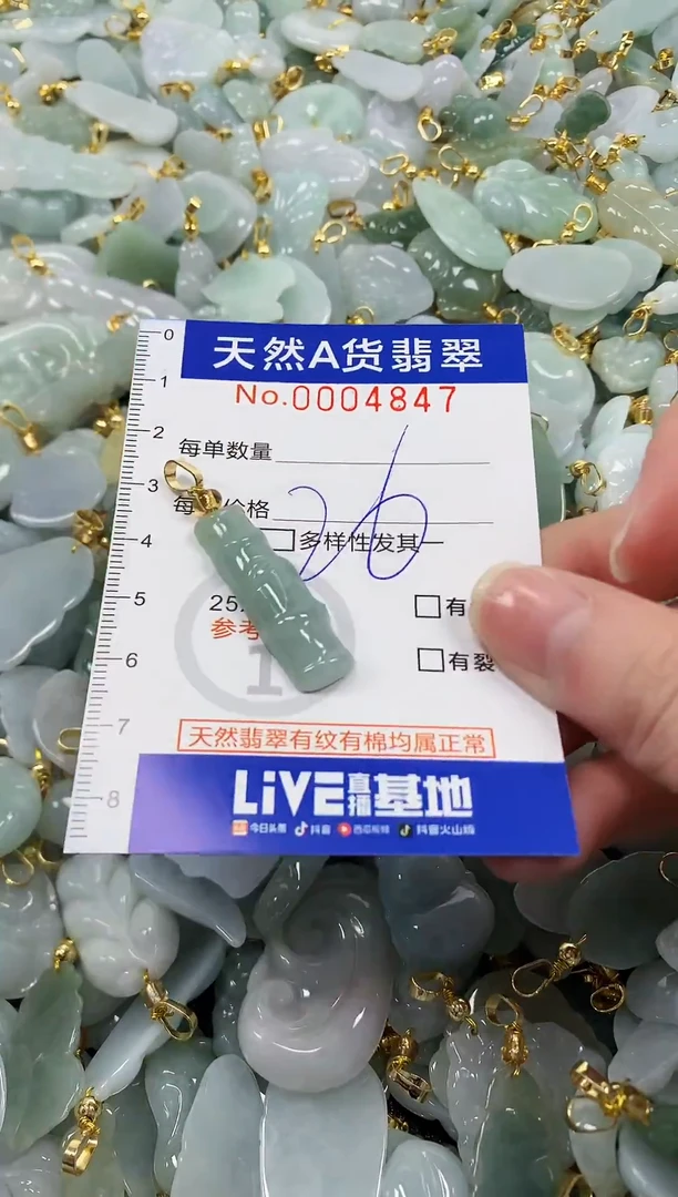 颈饰未镶嵌翡翠纯天然a货翡翠